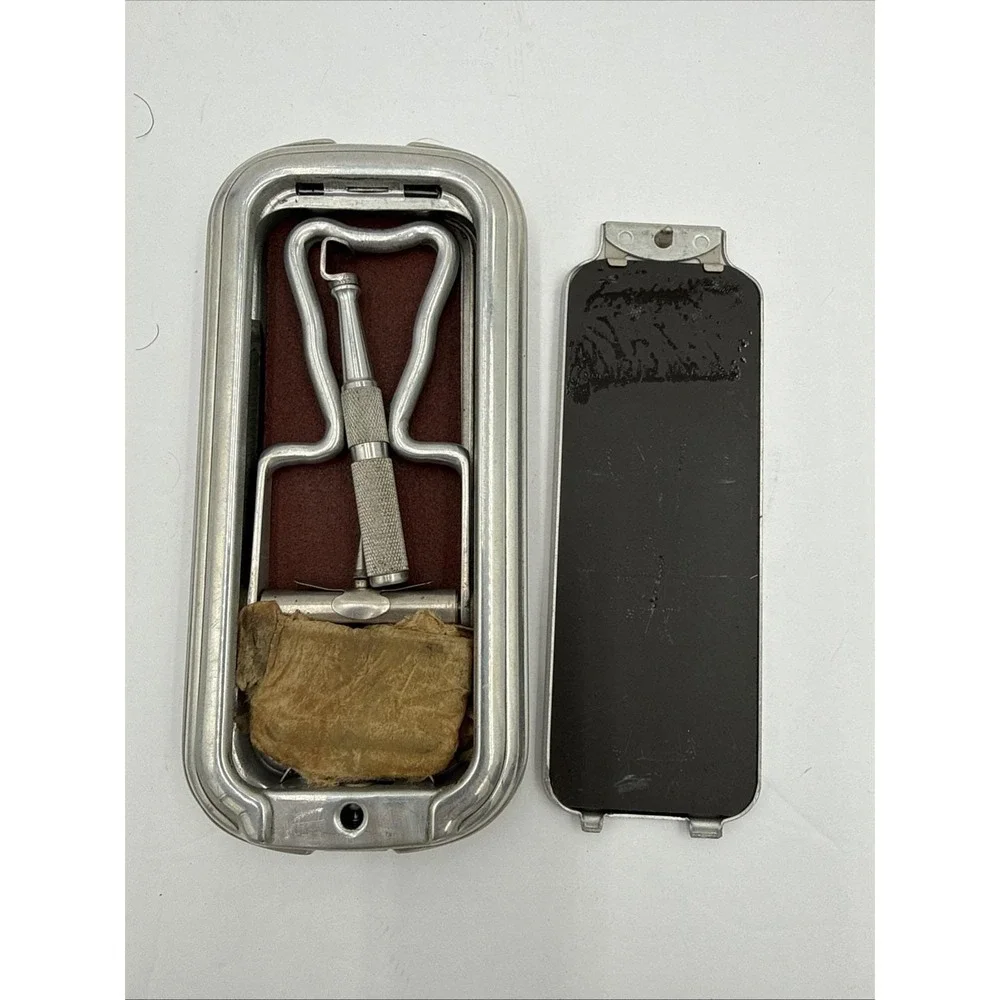 Antique‎ Vintage Rolls Razor Made in England 1920's Shaving Strop Blade Art Deco
